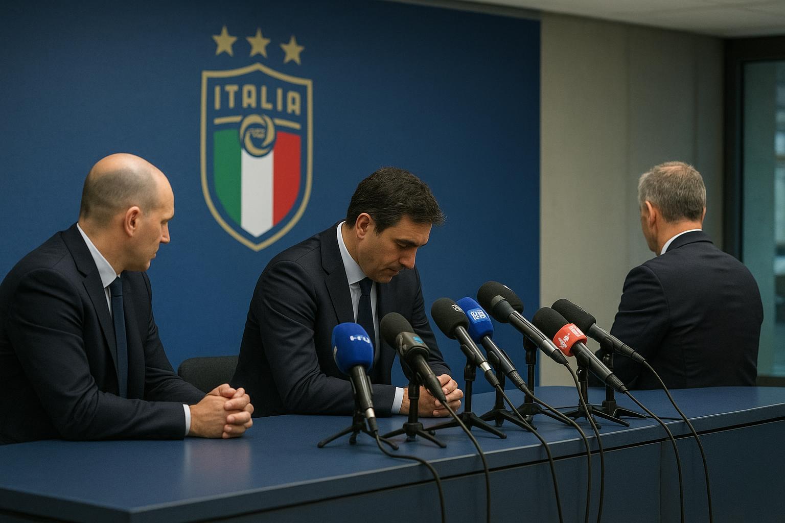 Sfeerbeeld rond de Italiaanse voetbalbond na het missen van WK-kwalificatie