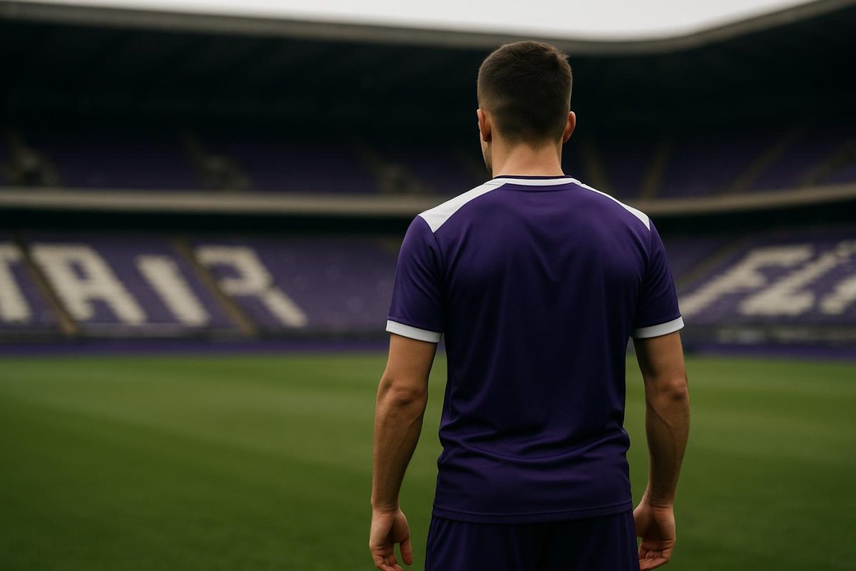 Sébastien Dewaest in trainingscontext met neutrale achtergrond