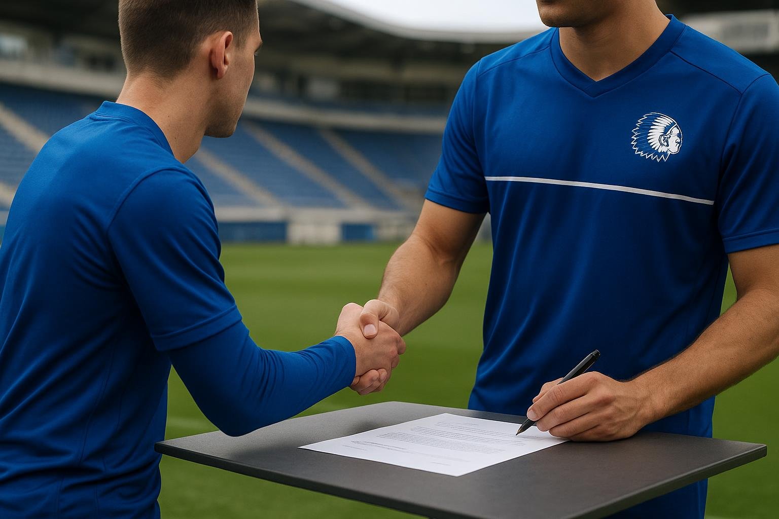 KAA Gent viert na de contractverlenging van Matties Volckaert tot 2029