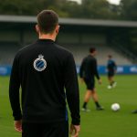 Spelers van Club Brugge tijdens een training in het Jan Breydelstadion