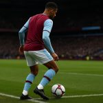Morgan Rogers in actie voor Aston Villa tijdens een wedstrijd