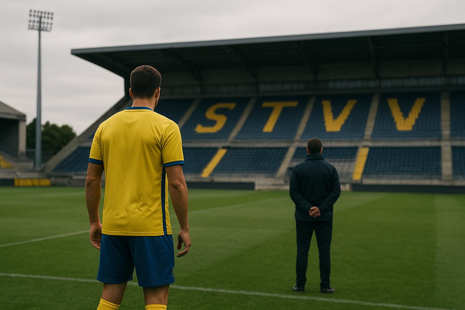 Sfeerbeeld van het stadion van STVV op Stayen