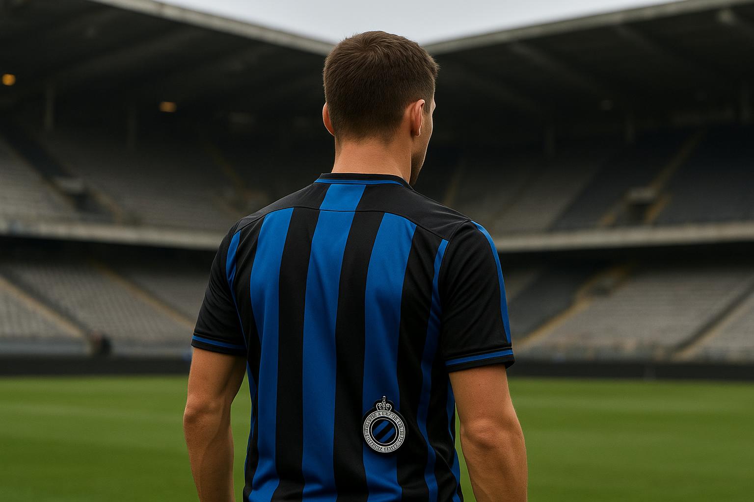Joel Ordoñez van Club Brugge in duel tijdens een wedstrijd