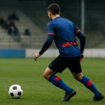 Luc Marijnissen van FCV Dender EH tijdens een wedstrijd