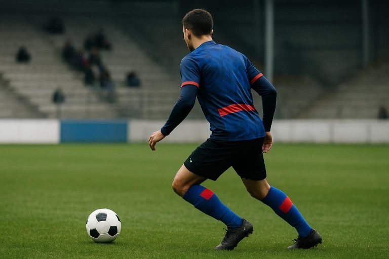 Luc Marijnissen van FCV Dender EH tijdens een wedstrijd