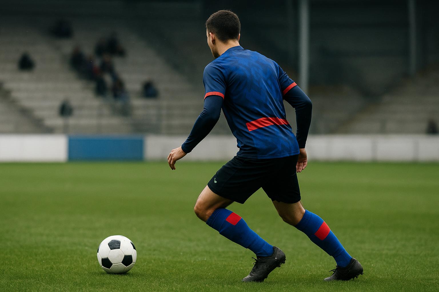 Luc Marijnissen van FCV Dender EH tijdens een wedstrijd