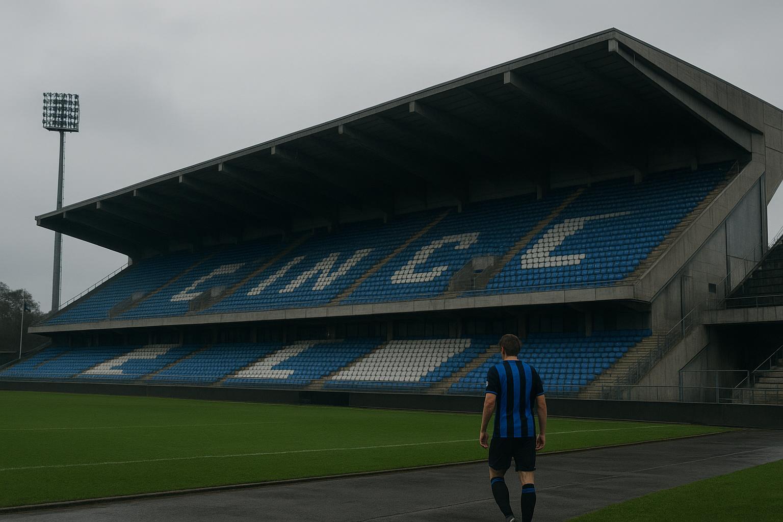 Stadionomgeving rond het Jan Breydelstadion in Brugge