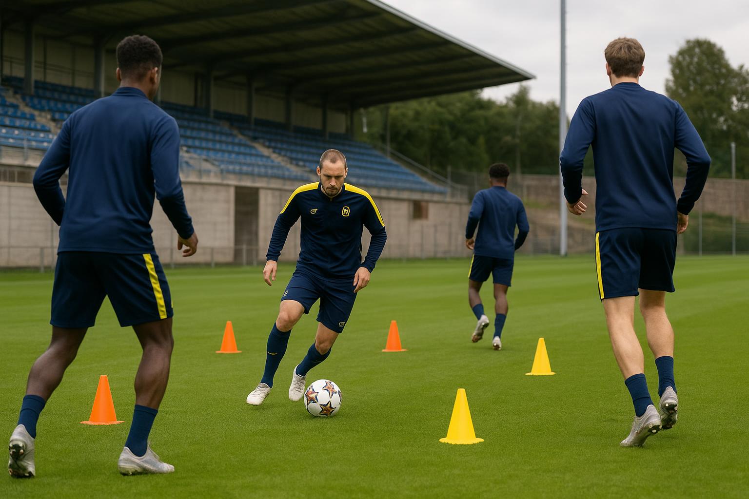 Union SG op training in aanloop naar de verplaatsing naar KV Mechelen