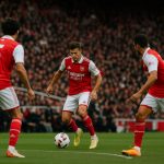 Mikel Arteta langs de zijlijn tijdens Arsenal tegen Bournemouth