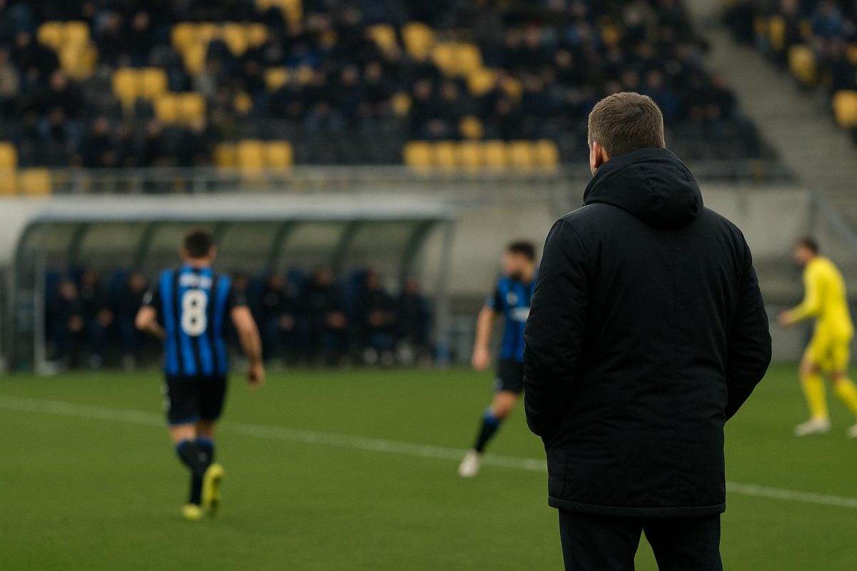 Ivan Leko langs de zijlijn tijdens STVV tegen Club Brugge