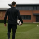 Arthur Vermeeren in trainingscontext bij Olympique Marseille