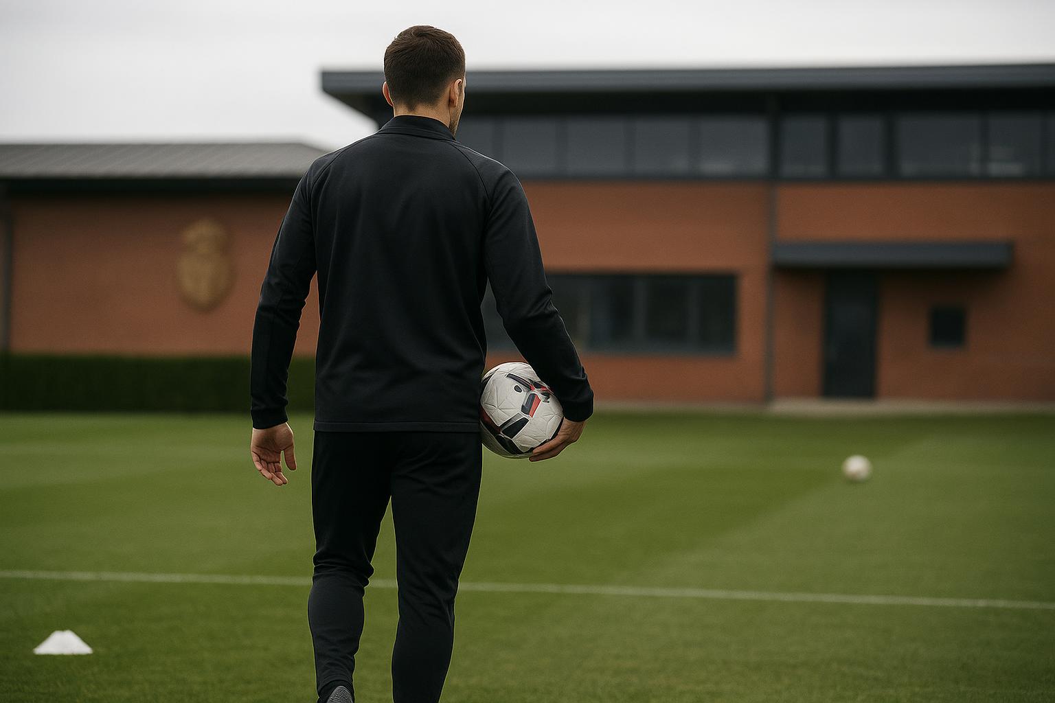 Arthur Vermeeren in trainingscontext bij Olympique Marseille