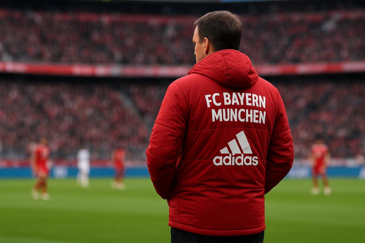 Vincent Kompany coacht Bayern München tijdens een wedstrijd