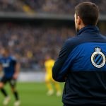 Club Brugge-coach Ivan Leko langs de zijlijn tijdens een wedstrijd