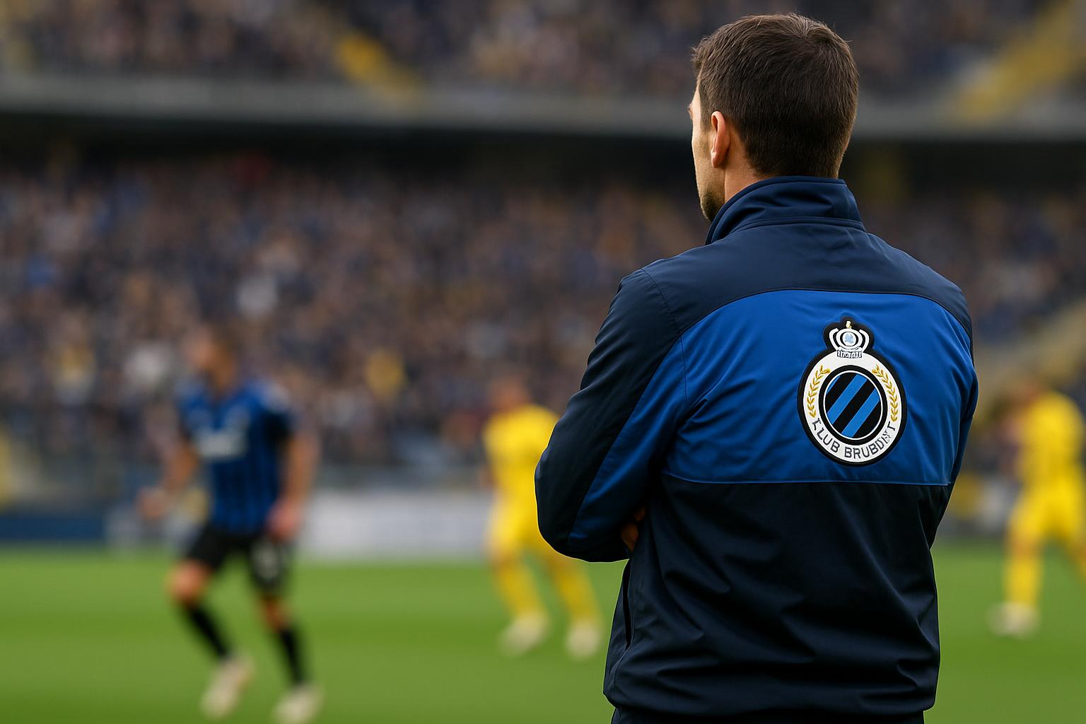 Club Brugge-coach Ivan Leko langs de zijlijn tijdens een wedstrijd