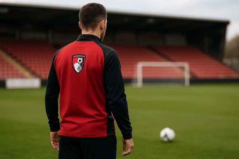 Marcos Senesi van Bournemouth tijdens een trainingsmoment