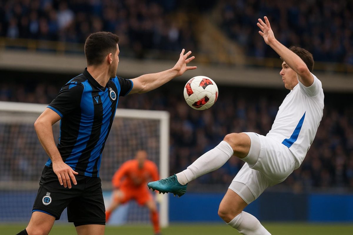 Discussie over de strafschop in STVV-Club Brugge op Stayen