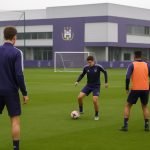 Omgeving van het trainingscentrum van RSC Anderlecht op Neerpede