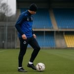 Training van Club Brugge met focus op de rechterflank, zonder herkenbare gezichten
