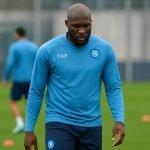 Romelu Lukaku in Napoli-context tijdens een trainingsmoment