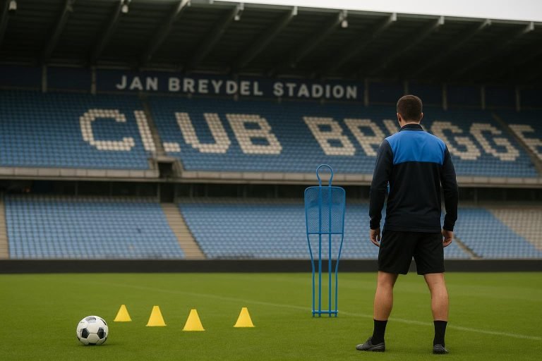 Sfeerbeeld aan het Jan Breydelstadion van Club Brugge in transfercontext