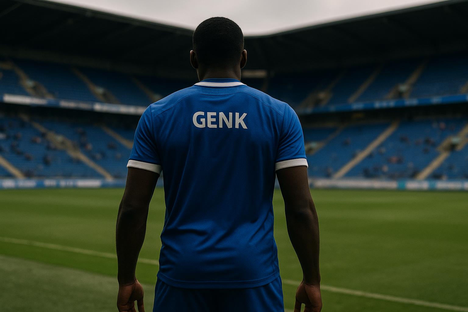 Sfeerbeeld rond KRC Genk met focus op transfercontext zonder herkenbare gezichten