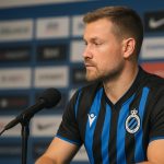 Simon Mignolet tijdens een persmoment over zijn toekomstplannen
