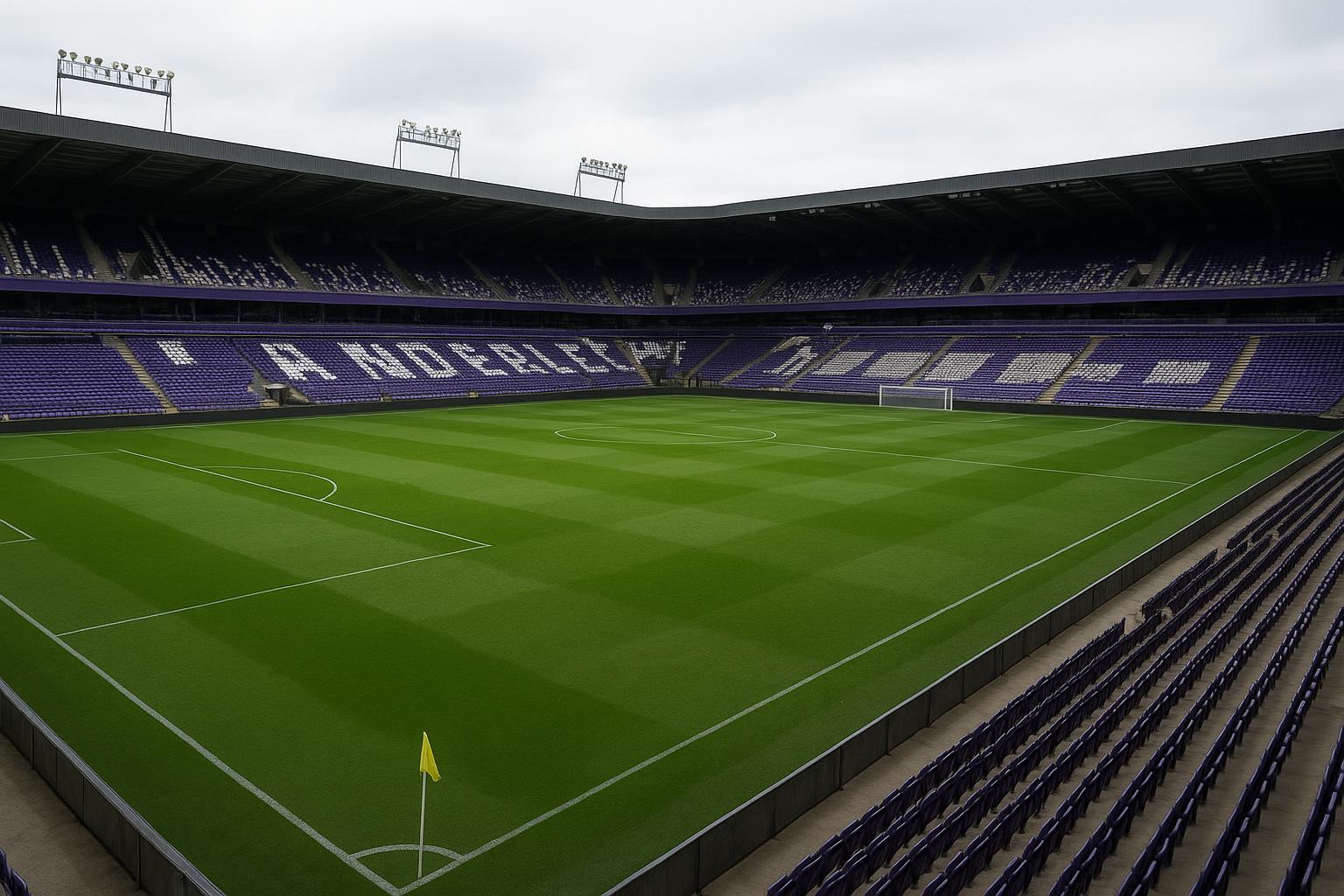 Het Lotto Park, de thuisbasis van RSC Anderlecht, in aanloop naar beslissingen over uitgeleende spelers.