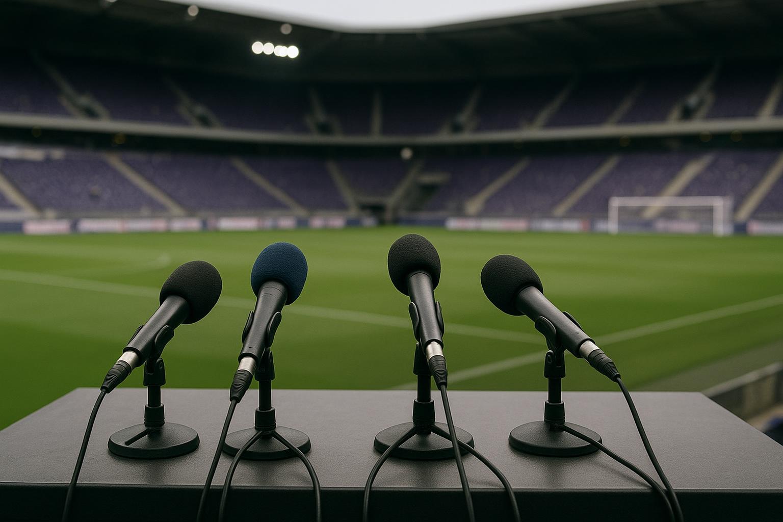 Peter Vandenbempt geeft reactie na Anderlecht tegen KAA Gent in het Lotto Park