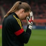 Nicky Evrard bij de Red Flames tijdens een moment van focus rond de nationale ploeg