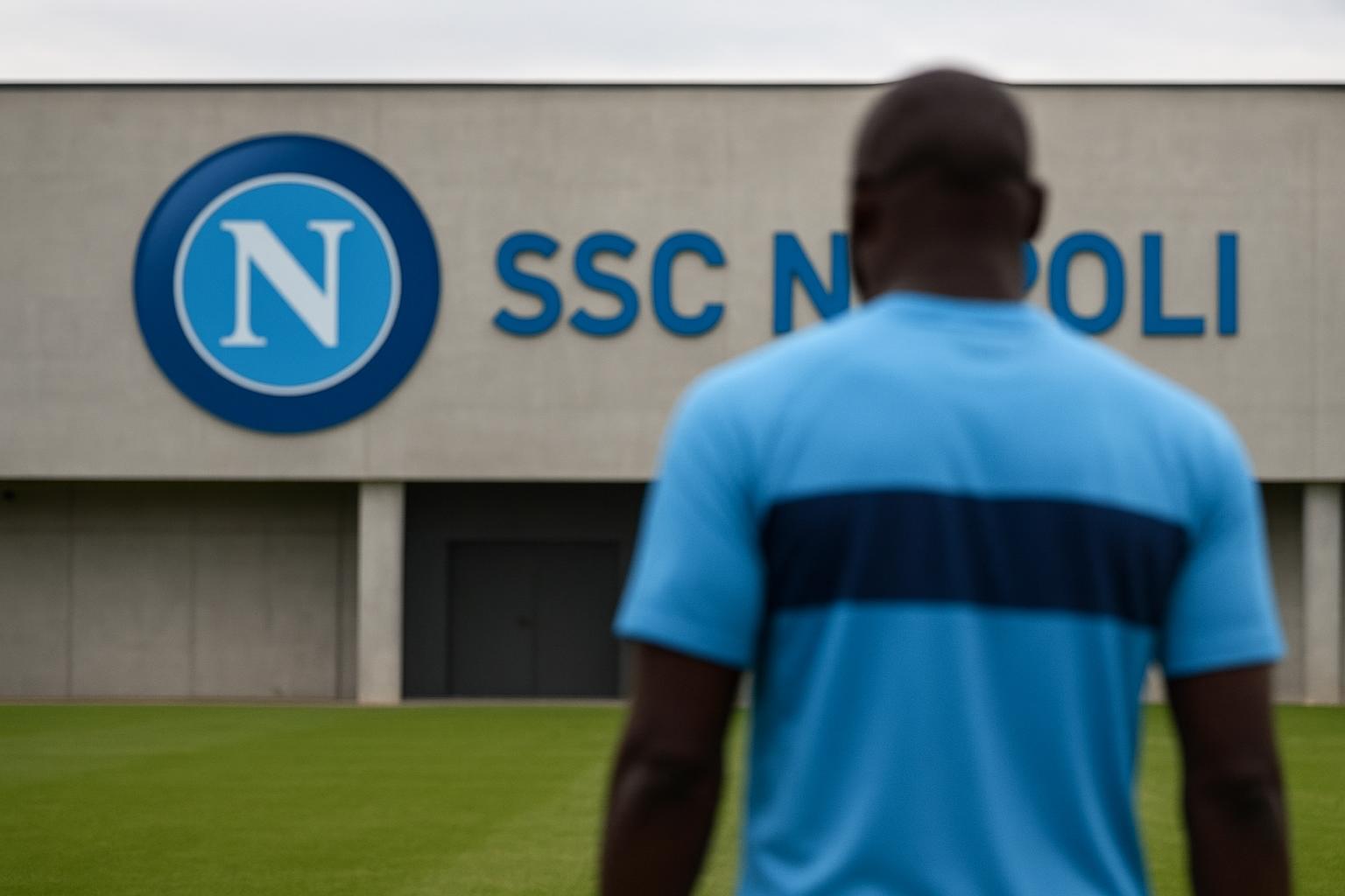 Romelu Lukaku in een transfersituatie rond Napoli, zonder herkenbare gezichten