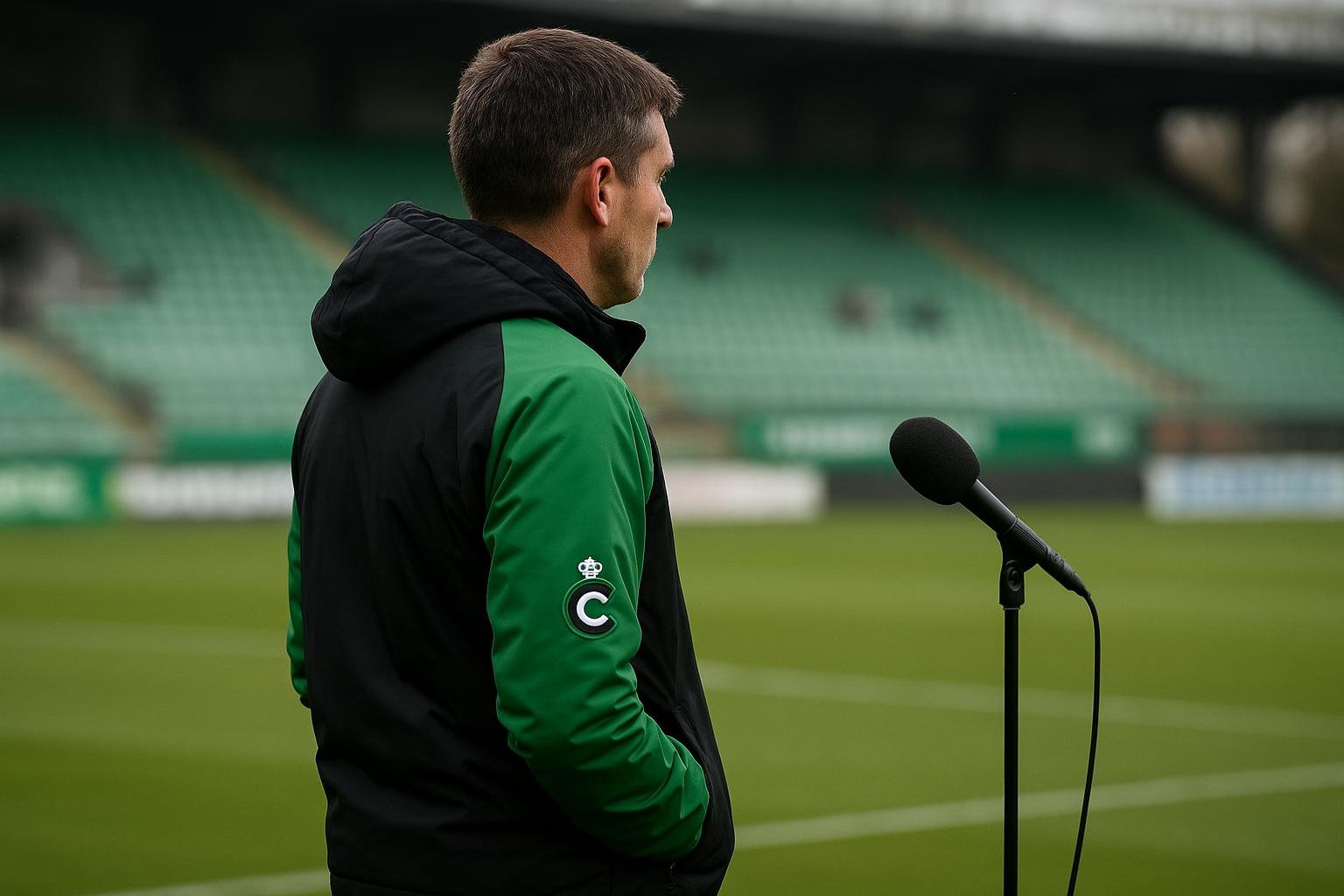 Lars Friis langs de zijlijn bij Cercle Brugge