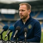 Philippe Bormans, CEO van Union SG, tijdens een persmoment.