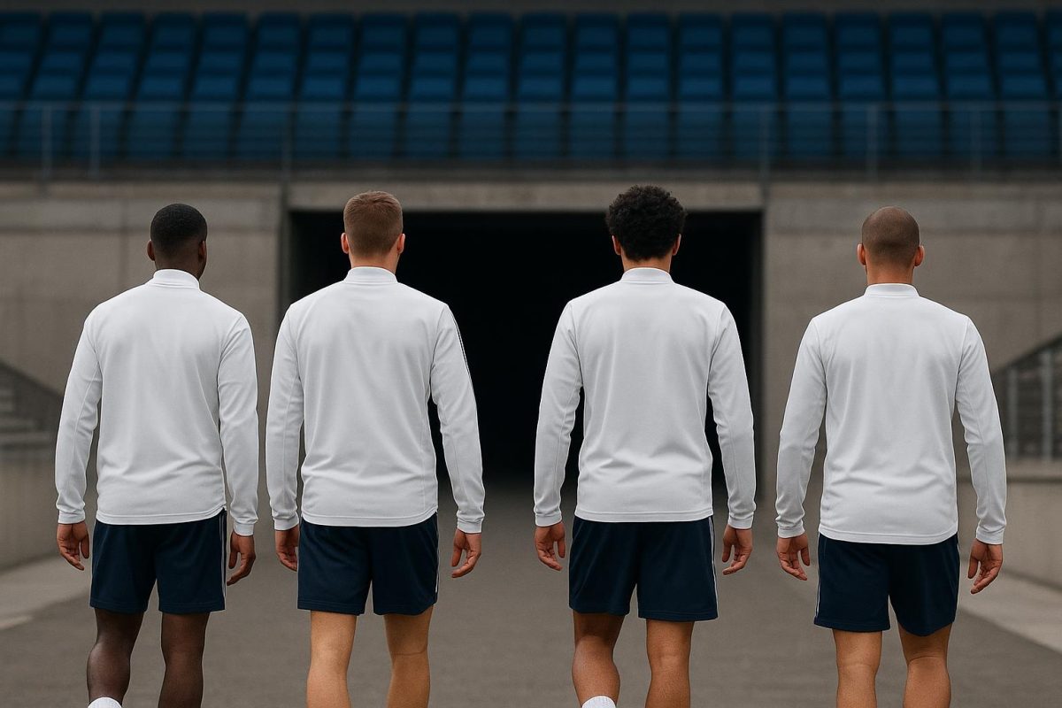Sfeerbeeld rond Real Madrid met Eduardo Camavinga op de achtergrond na de uitschakeling in München