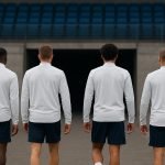 Sfeerbeeld rond Real Madrid met Eduardo Camavinga op de achtergrond na de uitschakeling in München