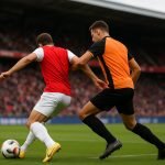 Spelmoment in het AFAS Stadion tijdens AZ tegen Shakhtar Donetsk