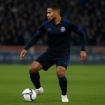 Diego Moreira in actie bij Strasbourg tijdens een Europese wedstrijd