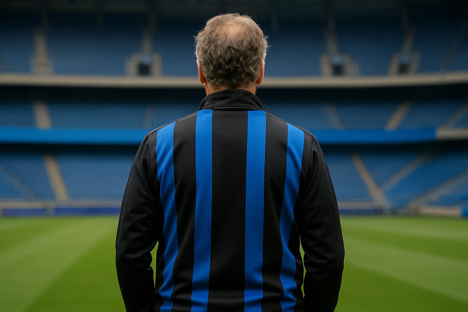 Michel Preud'homme en Bart Verhaeghe bij Club Brugge in Jan Breydel