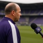 Herman Van Holsbeeck tijdens een interviewmoment over RSC Anderlecht
