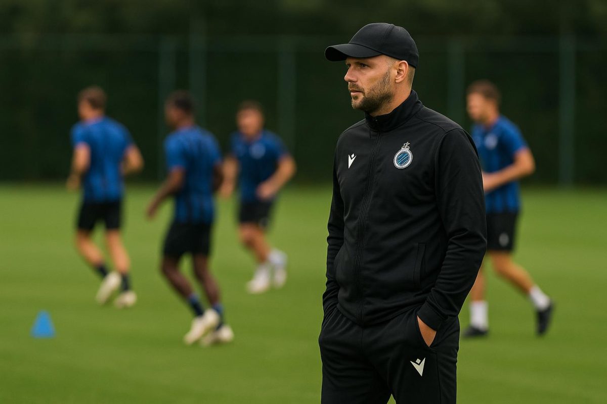 Ivan Leko tijdens een trainingsmoment van Club Brugge in aanloop naar het duel met Union SG.