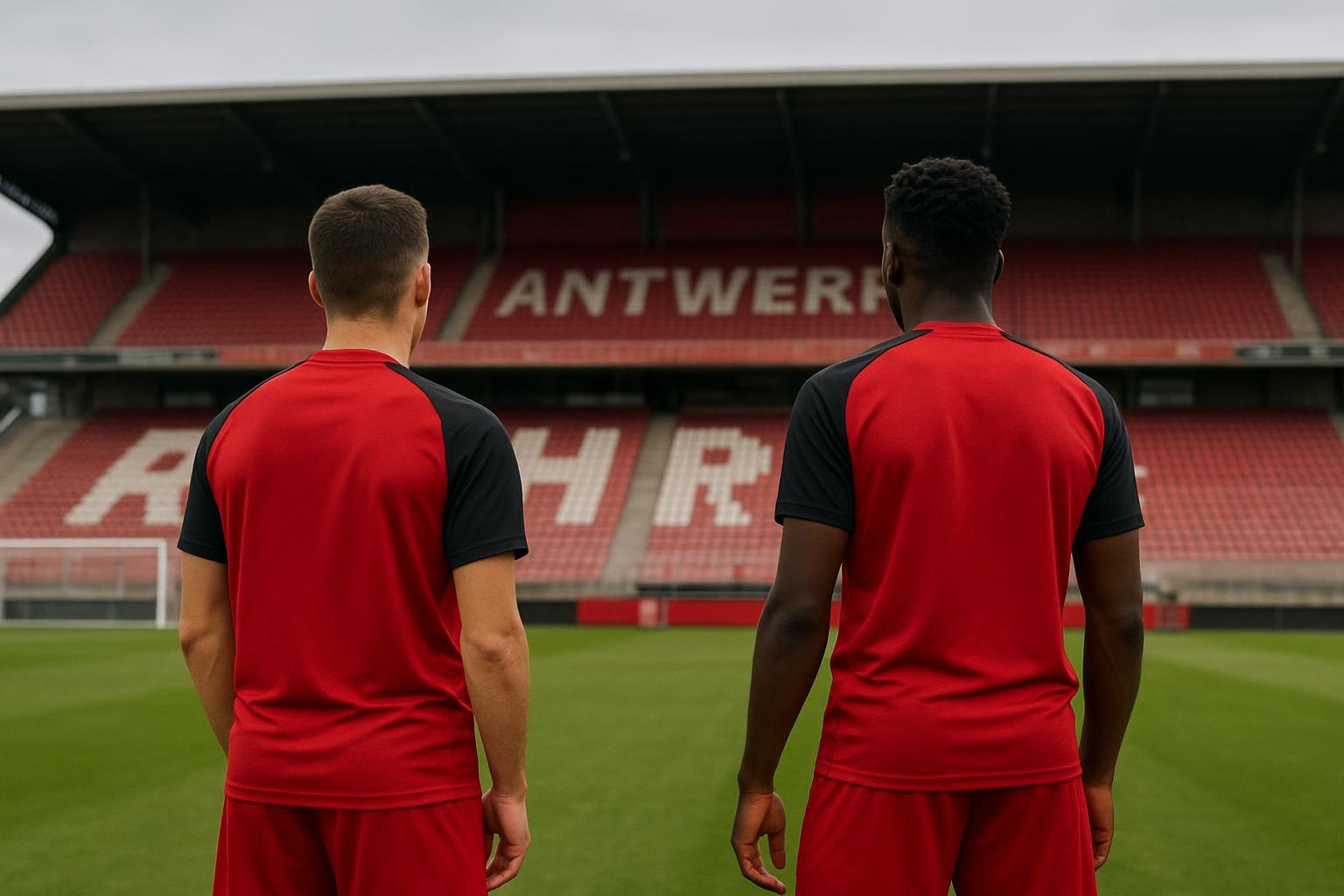 Sfeershot rond Royal Antwerp FC in het Bosuilstadion