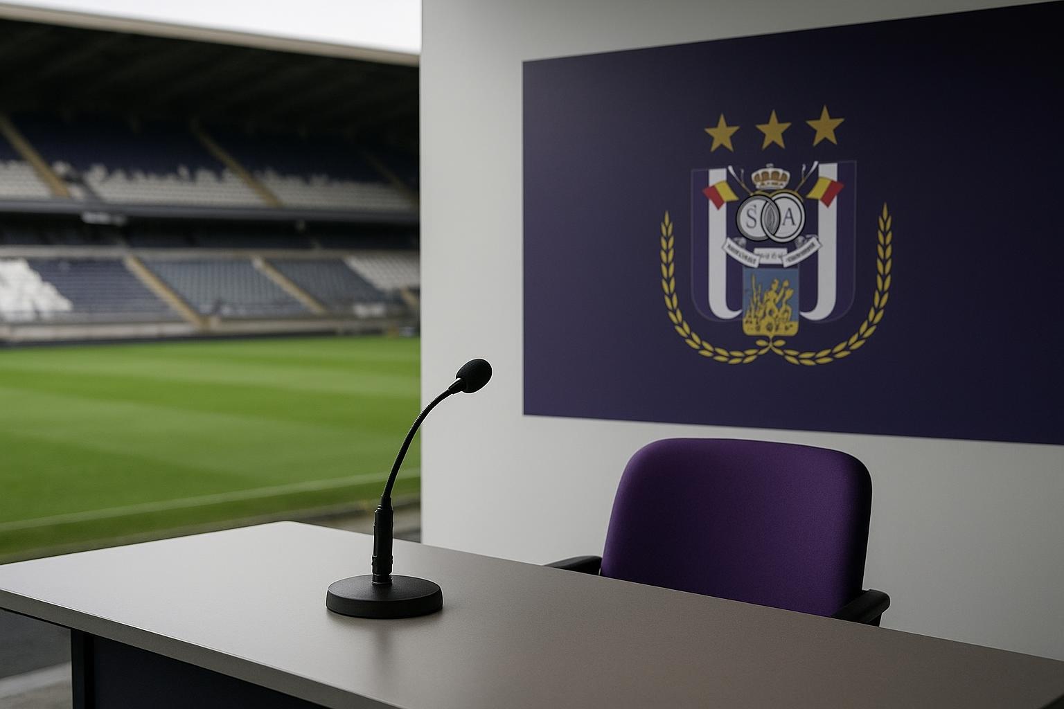 Stadionomgeving in Troyes met neutrale sfeer rond sportieve directeurswissel