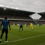 Sfeerbeeld rond Union Saint-Gilloise tegen Club Brugge in een competitieduel