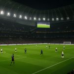 Sfeerbeeld in het Tottenham Hotspur Stadium tijdens Tottenham tegen Brighton