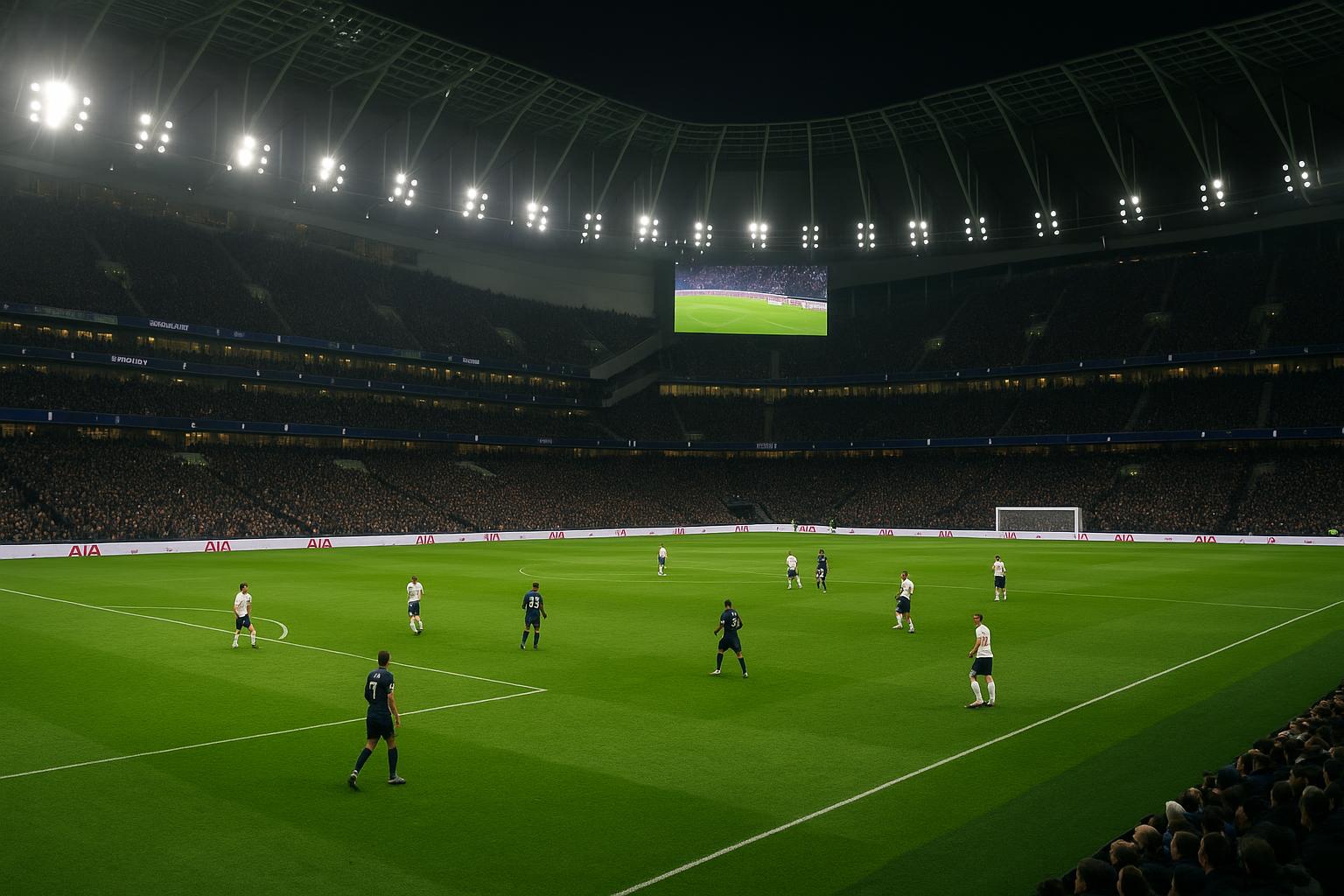 Sfeerbeeld in het Tottenham Hotspur Stadium tijdens Tottenham tegen Brighton