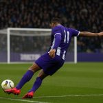 Adriano Bertaccini van RSC Anderlecht na een beslissende actie in een wedstrijd