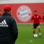 Vincent Kompany in Bayern-context tijdens een trainingsmoment