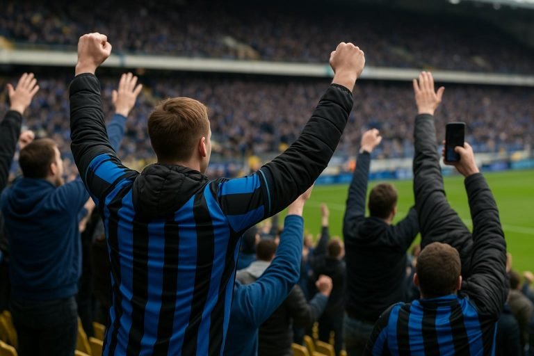 Sfeerbeeld rond Club Brugge na kritiek van supporters na de nederlaag bij Union SG