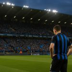 Sfeershot in een Belgisch stadion tijdens de Play-Offs in de Jupiler Pro League