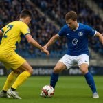 Sfeerbeeld van KAA Gent tegen STVV in de Planet Group Arena tijdens de Champions’ Play-Offs